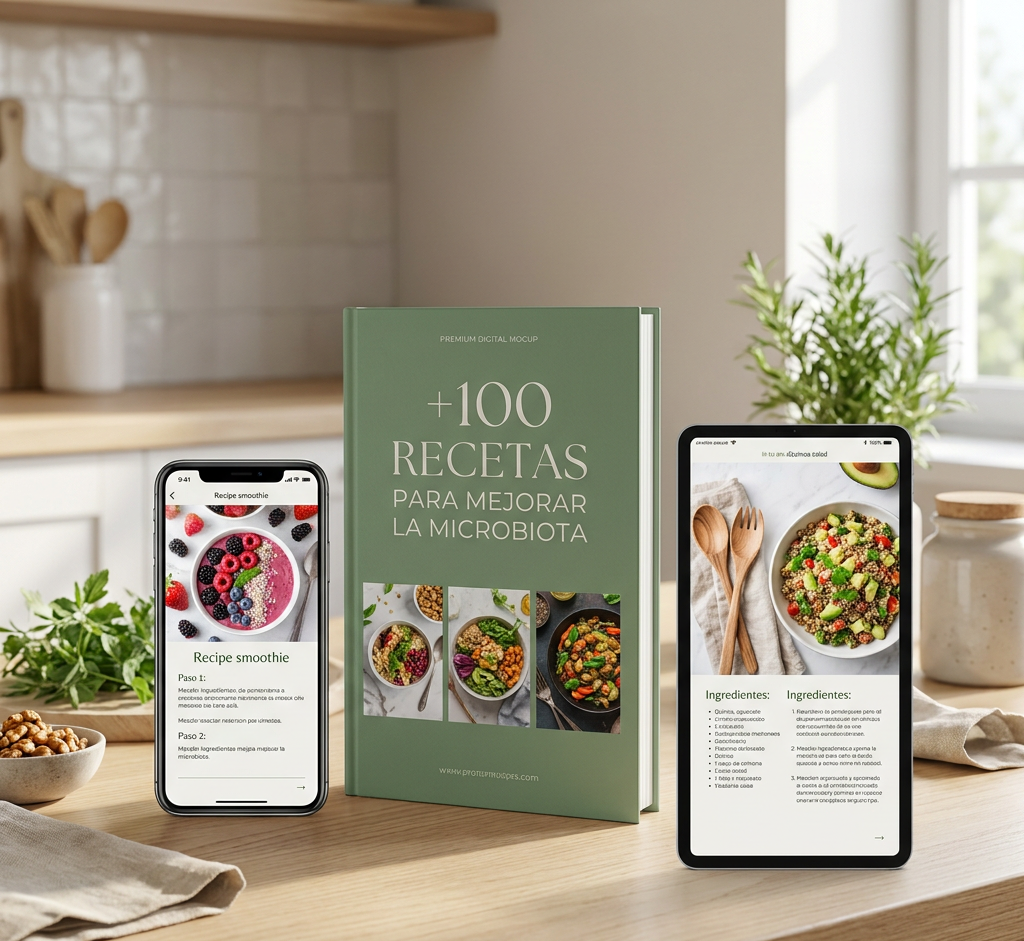 +100 RECETAS PARA MEJORAR LA MICROBIOTA