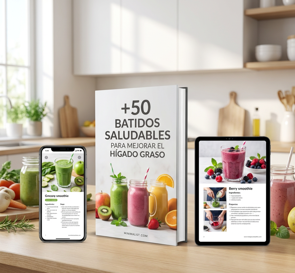 +50 BATIDOS SALUDABLES PARA MEJORAR EL HÍGADO GRASO